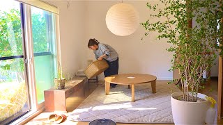 【日常vlog】掃除がはかどる週末。新居に初めての春がきた！