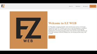 Personal Website Episode 1.1 - How to create Header Menu and Left Logo - HTML CSS