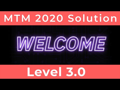 Welcome to Level 3 | Level 3.0 solution of Master the Mainframe 2020 | IBM MTM 2020