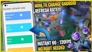 How To Change Android Screen Refresh Rate | No Root Needed | 60HZ - 144HZ | 100% Working - RC Modz