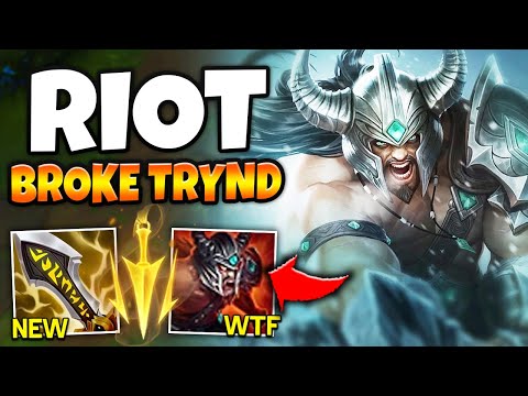 TRYNDAMERE, BUT I'M FULL BUILD WITH ONE ITEM! (RIOT BROKE THIS CHAMP)