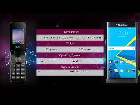 Alcatel 20.51 X vs PRIV by BlackBerry - Phone comparison