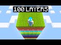 Minecraft, But It's 100 LAYERS!