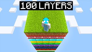 Minecraft, But It's 100 LAYERS!