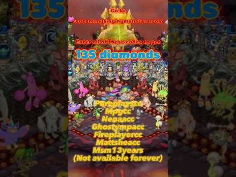 135 Free Diamonds in My Singing Monsters 💎! #mysingingmonsters