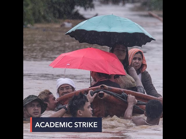 Ateneo students go on academic strike, slam gov’t inaction during disasters, pandemic