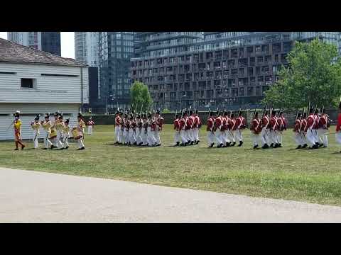 MILITARY PARADE AT FORT YORK TORONTO CANADA 🇨🇦