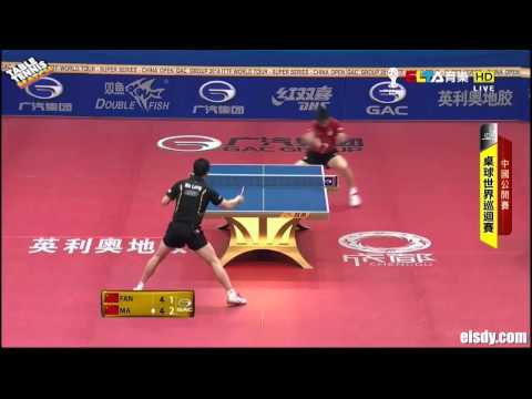 2014 China Open MS Semi Final - FAN Zhendong vs MA Long (4 set)