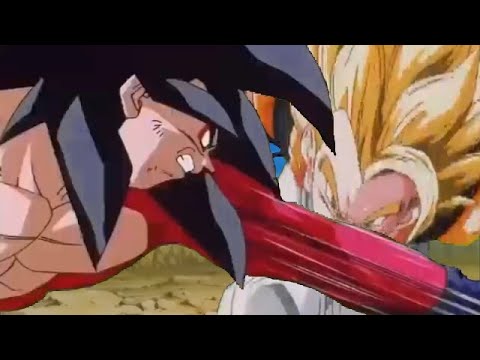 SSJ Gogeta(Fusion Reborn) vs SSJ4 Goku(Baby arc)