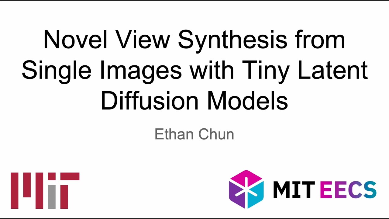 Novel View Synthesis from Single Images with Tiny Latent Diffusion Models