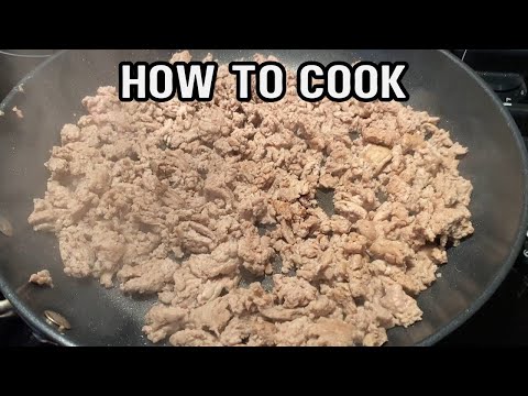 How To Cook Ground Turkey