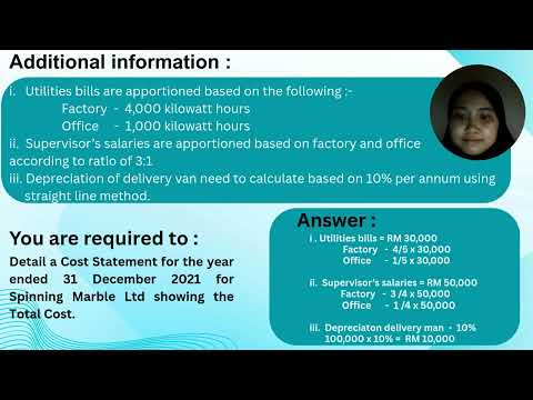 PRESENTATION COST & ACCOUNTING MANAGEMENT 1 