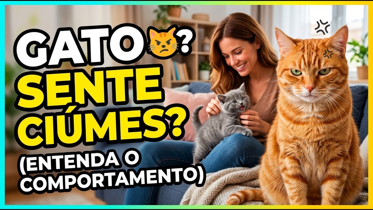 GATO sente CIÚMES? 🐈‍⬛ Quais os sinais? Como devemos agir? - Gatil Hauser