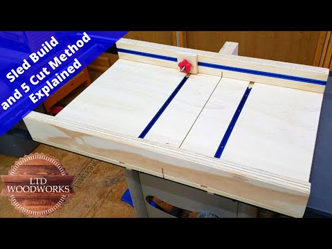 Crosscuts with a Table Saw Sled (DIY)