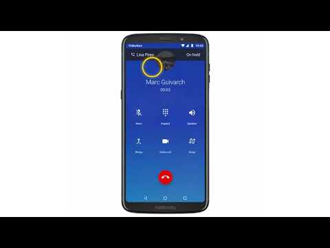 Making a Conference Call Moto Z3 Play