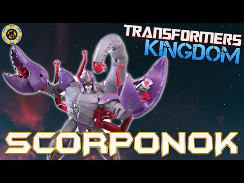 Tranformers Kingdom Scorponok Video Review