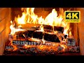 🔥 4K Fireplace Ambience (NO ADS). Burning Fireplace with Crackling Fire Sounds (10 HOURS)