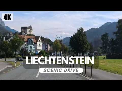 Roadtrip Liechtenstein: Balzers to Vaduz | Scenic Drive | 4K
