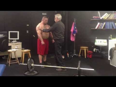 Brian Carroll with Dr. Stuart McGill: The lifter's Wedge