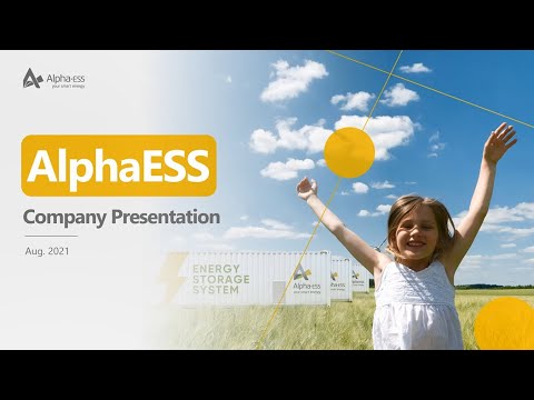 AU-AlphaESS Company Presentation 2021