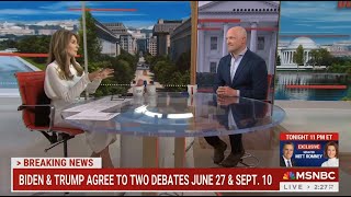 MSNBC: DEADLINE WHITE HOUSE - MAY 15, 2024 - BIDEN AND TRUMP AGREE TO TWO DEBATES
