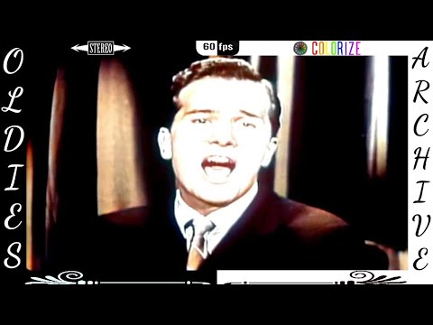 Pat Boone - Love Letters In The Sand (Live TV Show, 1957) [Colorize + Stereo Mix + 60fps]