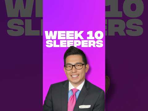 Thumbnail for Week 10 fantasy football sleepers you must start.