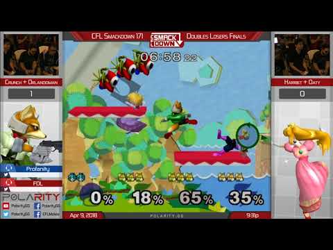 CFL Smackdown 170 Melee - Crunch + Orlandoman vs Harriet + Oaty - Doubles LF