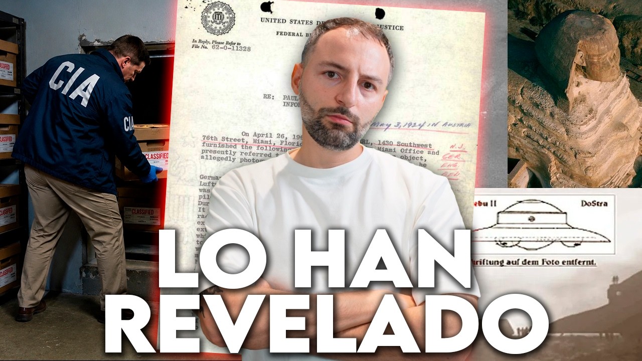 Archivos OVNI Revelan Platillos Nazis, TEMPLO bajo la Esfinge y la CIA Bloquea 40 Cajas Secretas