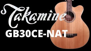 Video thumbnail for Takamine GB30CE-NAT Acoustic Bass Guitar! - Solid Spruce  and Mahogany, the PB&J of Takamine Woods! by Uhlik Music