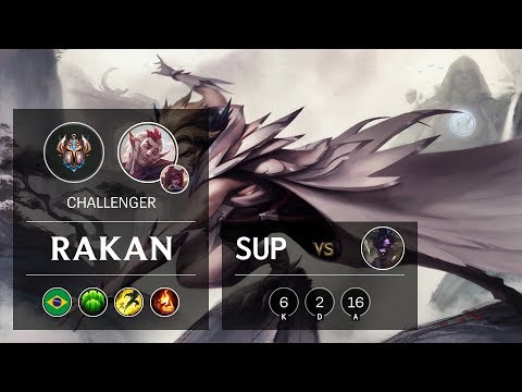 Rakan Support vs Alistar - BR Challenger Patch 9.15