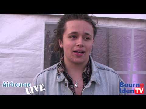 X Factor Finalist Luke Friend speaks to Bourne IdenTV at Airbourne Live