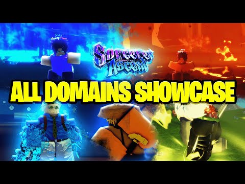 All DOMAIN EXPANSIONS SHOWCASE In Roblox Sorcerer Ascent