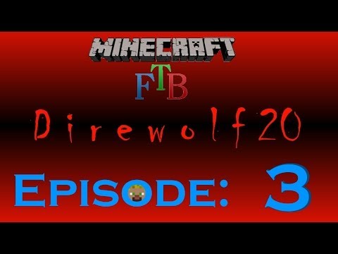 MACRO MineCraft FTB - S3 Episode 3: Creeper With a Sombrero Hang Gliding