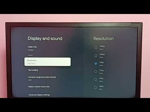 TCL Smart Google TV : How to Change Screen Resolution HD, FULL HD, 4K