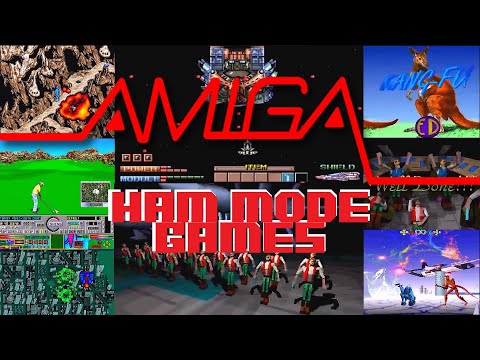 EVERY Amiga Game That PLAYS in HAM MODE (Hold And Modify)
