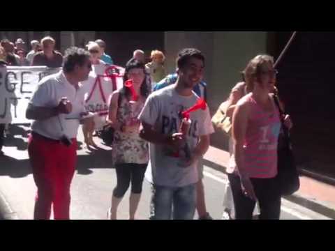 Manifestazione proprietari villette Dolcedo a Imperia