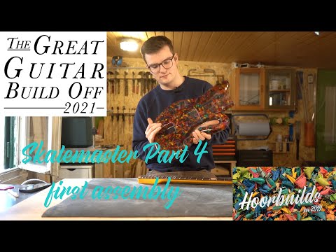 Great Guitar Build Off 2021: Skatemaster first assembly Part 4 - Teil 4 #GGBO​ #GGBO2021