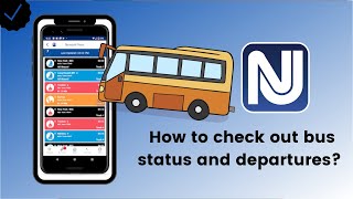 How to check out bus status and departures on NJ TRANSIT