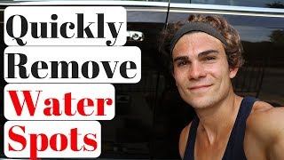 How To Remove Water Spots From Car Paint!