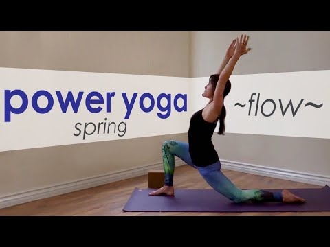 Spring Power Yoga Workout ~ At Home Full Yoga Class!! Video