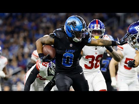 Jahmyr Gibbs' best plays in 264-yard game vs. Giants| Week 12