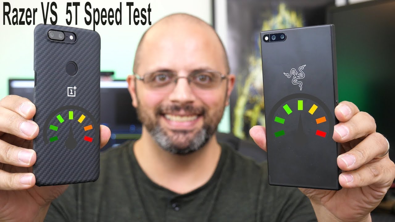The @Razer Phone Speed Test VS @oneplus 5T(App Loading & Ram Management Test)