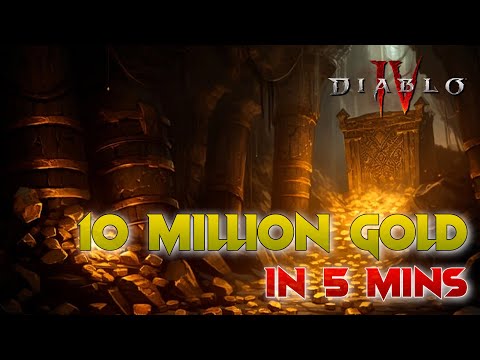 Gold Farm 10 Million Gold In 5 Minutes, Best Method To Farm Gold! Diablo 4 Season 3