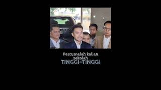 Download lagu PERCUMA KALIAN SEKOLAH TINGGI-TINGGI mp3