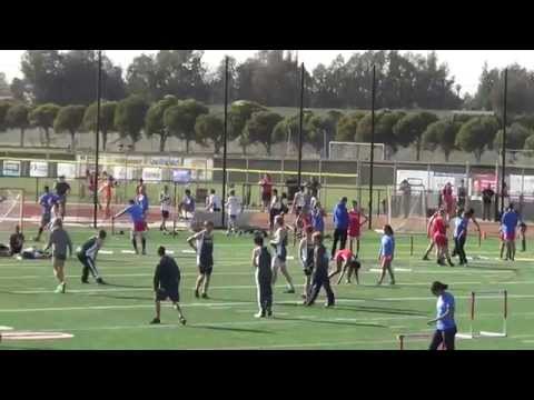 FSB 300m Hurdles vs Marina & Edison 4-2-15 - Los Alamitos Boys