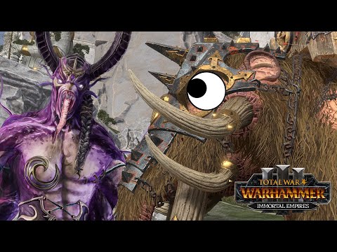 N'Kari Did This To A Mammoth - Norsca vs Slaanesh // Total War: WARHAMMER 3 Domination