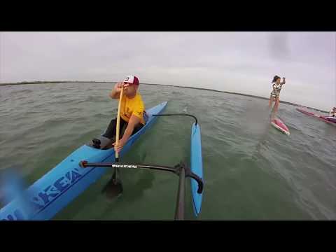 Downwind Run in Hurricane Maria Swell in the Puakea Designs Kahe Kai OC1 and Ehukai OC1