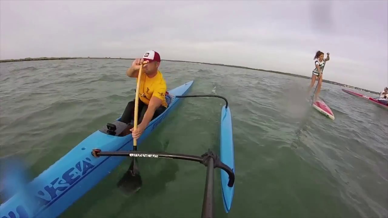 Downwind Run in Hurricane Maria Swell in the Puakea Designs Kahe Kai OC1 and Ehukai OC1