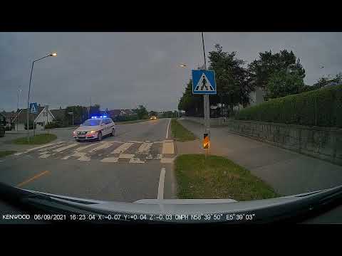 Politijakt på Nærbø 090621 1080p (Police chase on Naerbo in Norway)